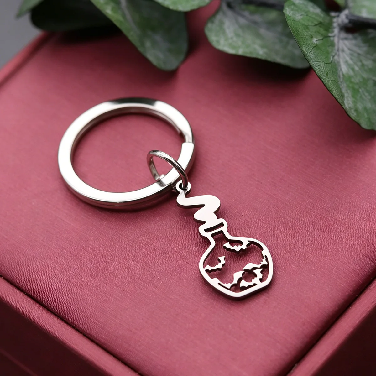 Todorova Halloween Bat Potion Bottle Keychain, Hollow Magic Drift Bottle Keyring, Creative Witchy Jewelry Gift