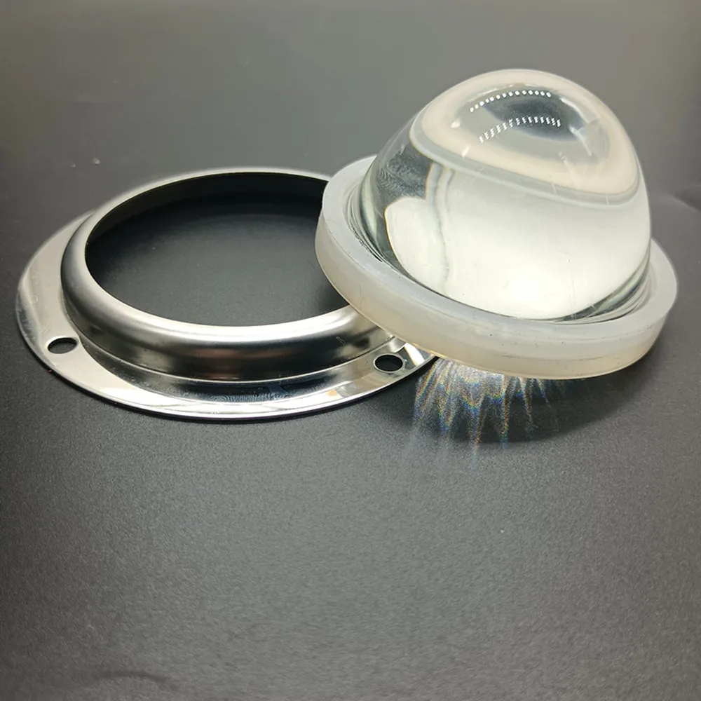 60 Degrees LED Lens Optical Glass 67mm+Reflector Collimator+Fixed Holder For 20W 30W 50W 100W High Power COB Chip image 6