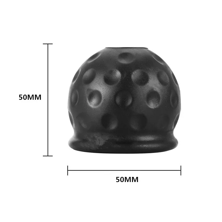 Universal 50mm Tow Bar Ball Cover Cap Ball hood for Trailer Protect car accessories repair tool Protect the soft ball cover