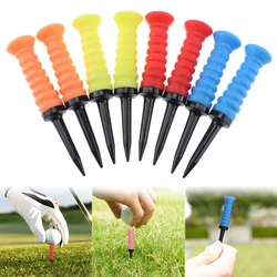 5 Pcs High Quality Golf Rubber Tee 83mm/3.24in Silicone Durable Golf T Golf Ball Holder Golf Elastic Limited Ball Tee