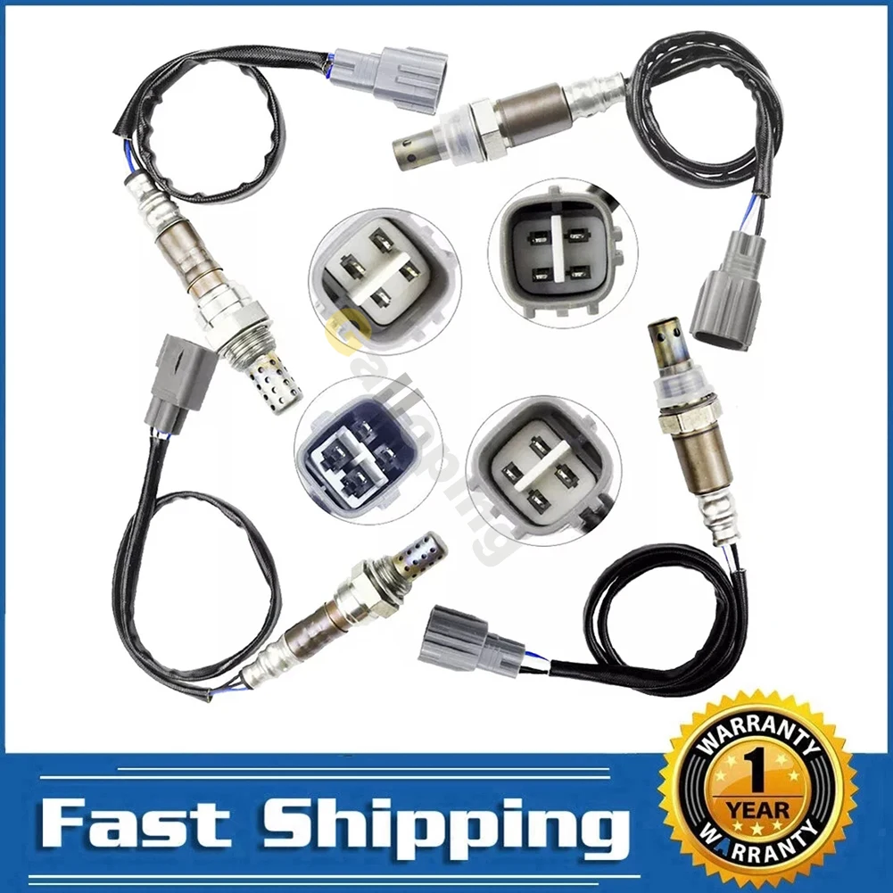 4X Czujnik tlenu O2 1 2 Bank 1 2 do Toyota Avalon 2005-2011 Camry Lexus ES350 2007-2011 3.5L V6 Upstream Downstream 4 Przewody