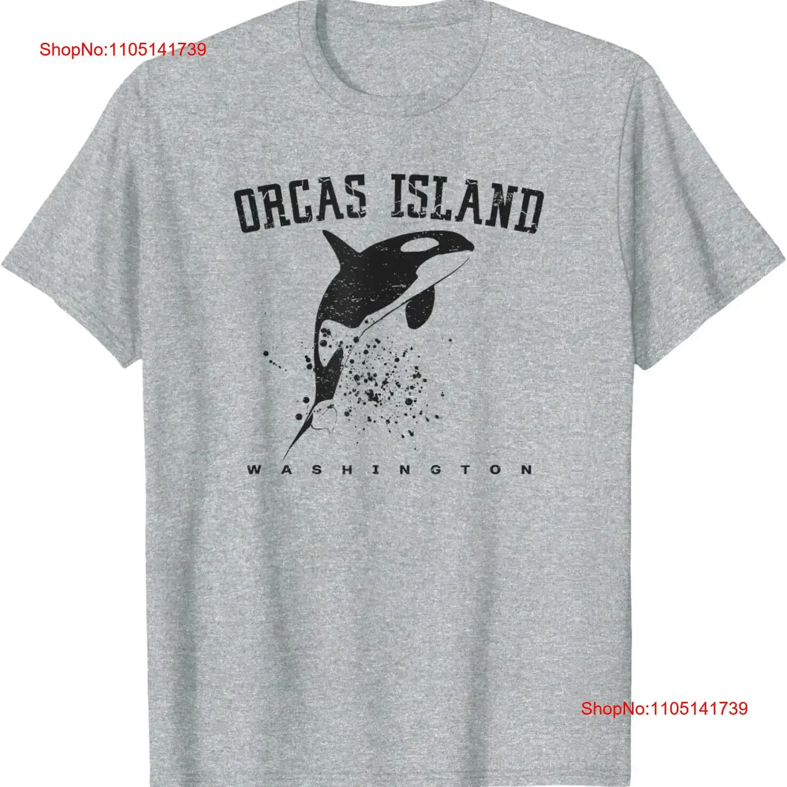 

Сувенирная футболка ORCAS ISLAND WASHINGTON Killer Whale Lover, винтажная стираная удобная универсальная футболка унисекс для повседневной носки