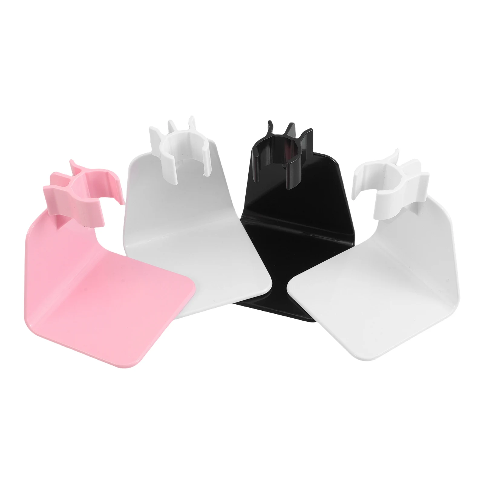 4 stücke Nagel Lampe Ständer Halter UV LED Gel Farbe Trockner Schwarz Weiß Rosa Tragbare Mini Licht Werkzeug Nagel Zubehör