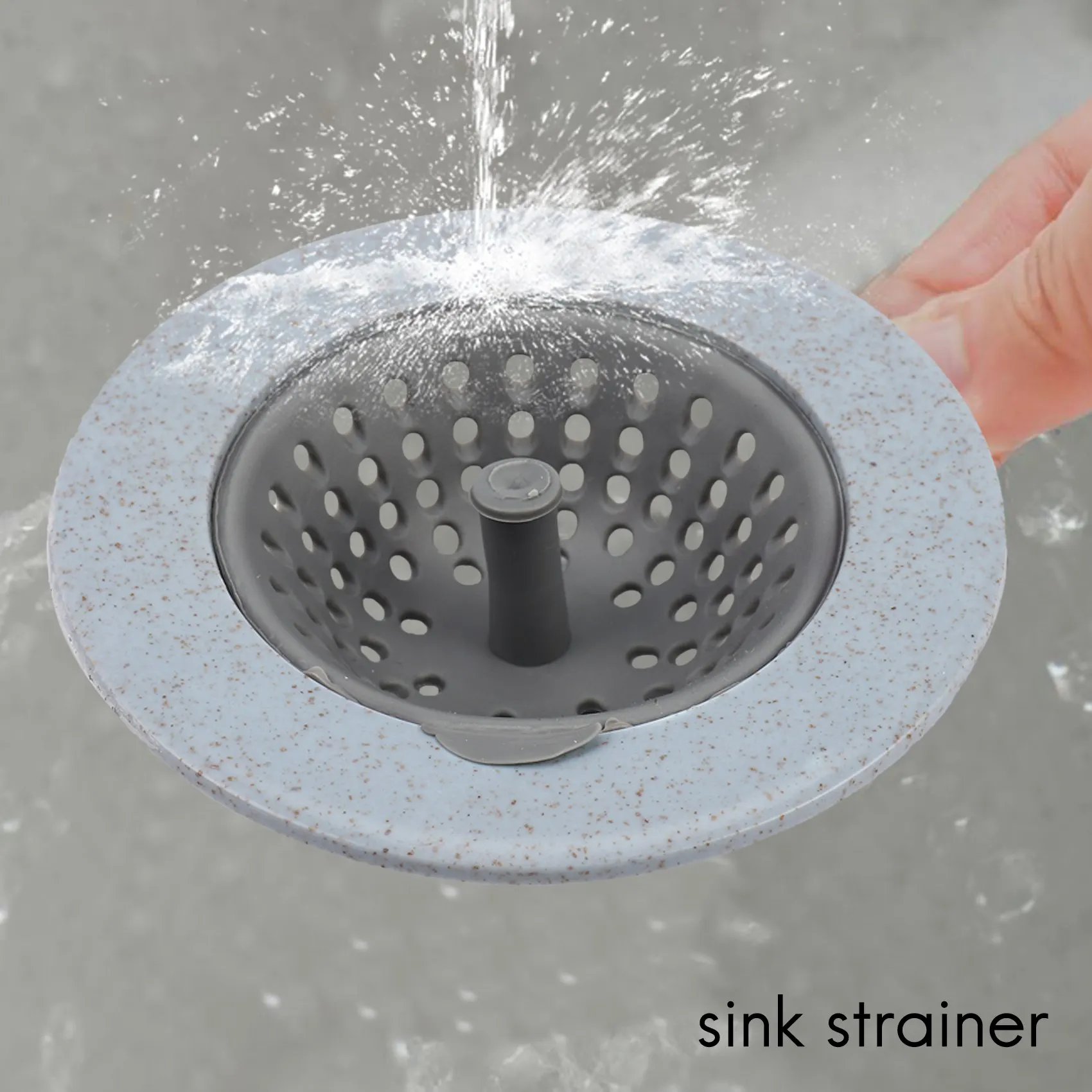 CYCLI-Silicone Kitchen Sink Stopper Plug For Bath Drain Drainer Strainer Basin Water Rubber Sink Filter Cover