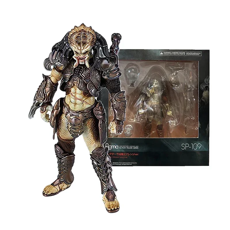 Alienígena de 16 cm contra. Figura de ação Predator # 109 coleção de pvc boneca ornamentos móveis alienígena rainha predadores figuras modelo brinquedos presentes