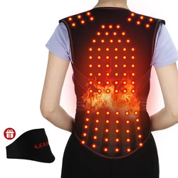 Self-heating Tourmaline Back Support Belt Shoulder Lumbar Back Discomfort Relieve Magnets Warming Brace Belt Posture Corrector