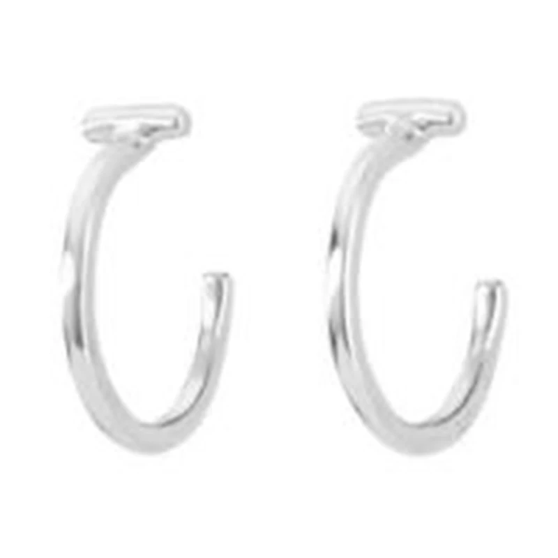 2022 New Fit UNO DE 50 Fashion Plated 925 Silver 14k Gold Charm  Stud Earrings Niche Jewelry Gift