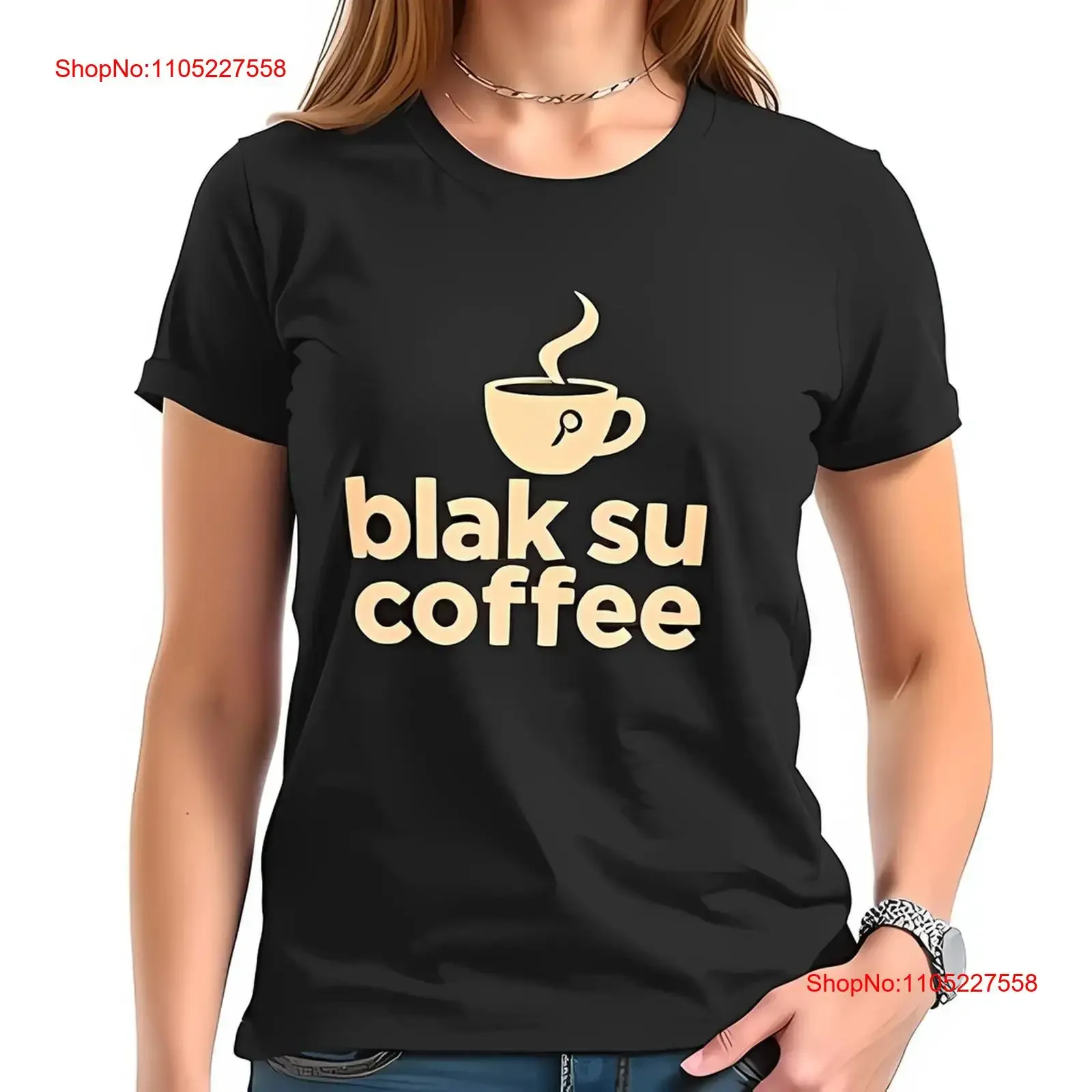 Minimalist Black T Shirt with Steaming Coffee Cup Illustration All cotton vintage Washed Top For Everyday Wear Breathable