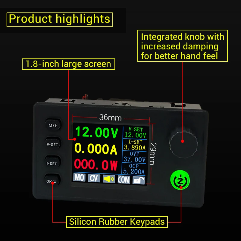 SK150C 150W DC DC Buck Boost Converter 7-36V 8A Power Module CNC Adjustable Regulated Laboratory Volt Power Supply Step-up/down