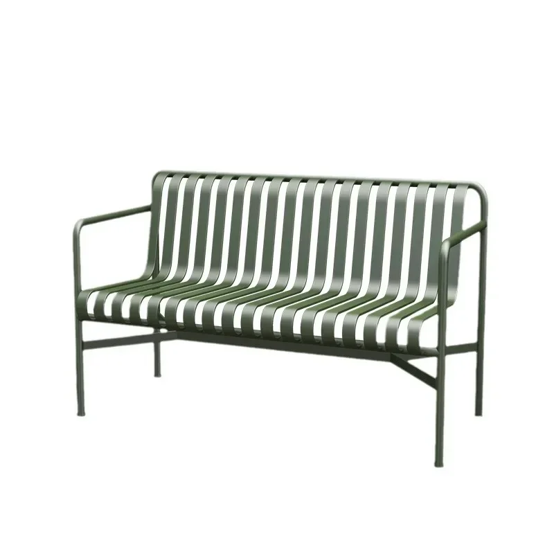 Creative outdoor leisure table and chair combination Open-air simple wrought iron bar Outdoor table and chair combination