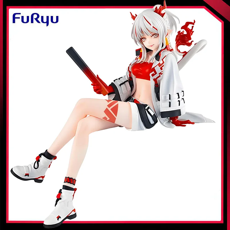 

In Stock Original FuRyu Arknights Nian Noodle Stopper Figure Action Anime Model Collectible Toys Cartoon Room Decoration Gift