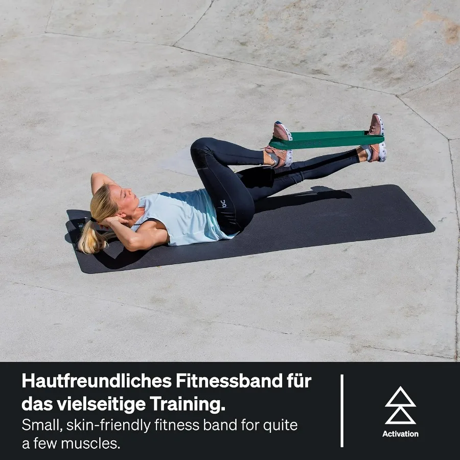 حزام BLACKROLL بحلقة 32 سم، حزام مقاومة للمنزل وصالة الألعاب الرياضية والمكتب والحديقة وتدريبات اللياقة البدنية، قماش مرن مصمم لـ S #2