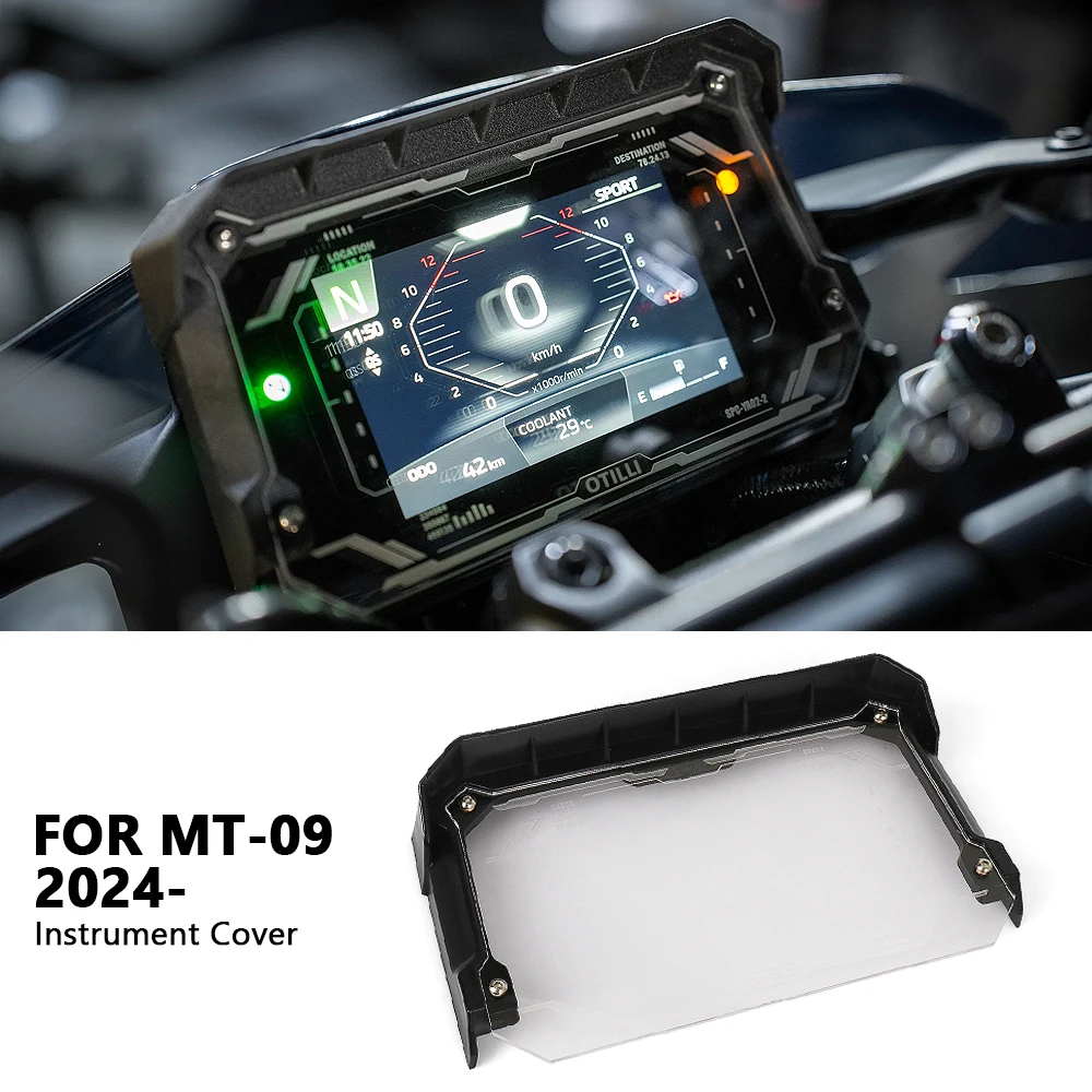 

For Yamaha MT-09 MT09 MT 09 2024 2025 Accessories Speedometer Instrument Case Gauge Odometer Tachometer Housing Cover Meter