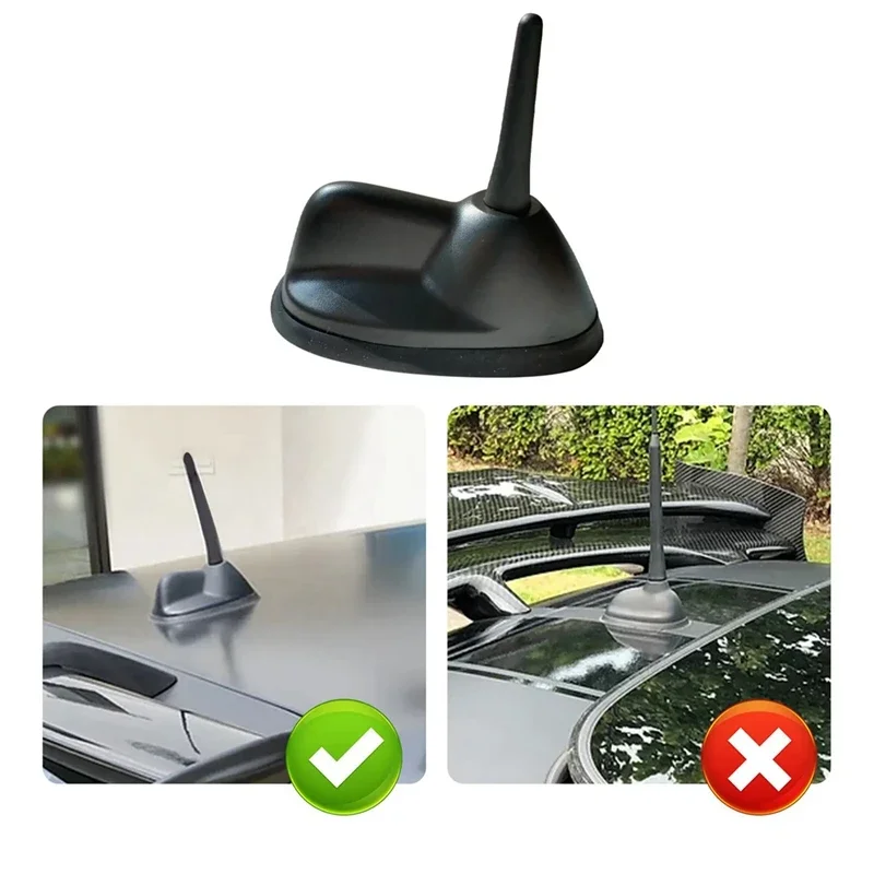 Base de antena de teto grande B-M com antena aérea esportiva curta para Mini R55 R56 65203456090