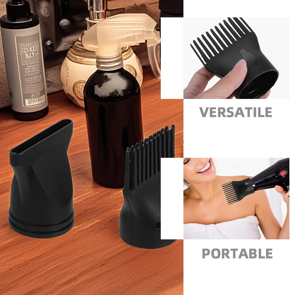 6 Pcs Hair Dryer Nozzle Modeling Diffuser Attachment for Barbershop Travel Hairdryer