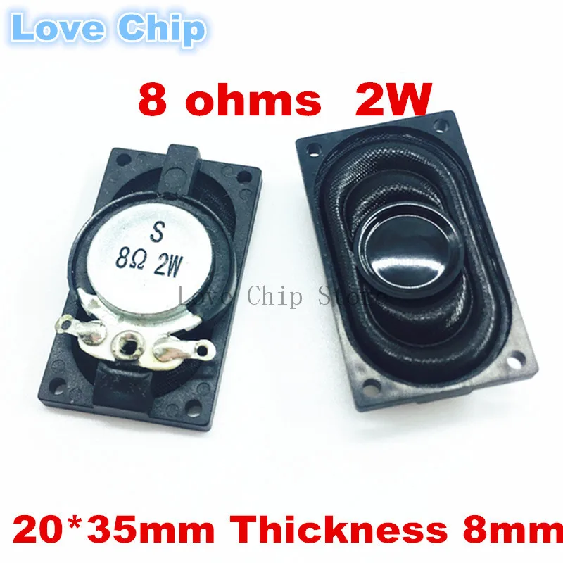 2PCS Notebook Speaker Horn 1/2W 8R 3520 2035 Loud speaker 8 ohms 1 Watt 2 Watt 8R 1W 2W 35*20MM 20*35MM