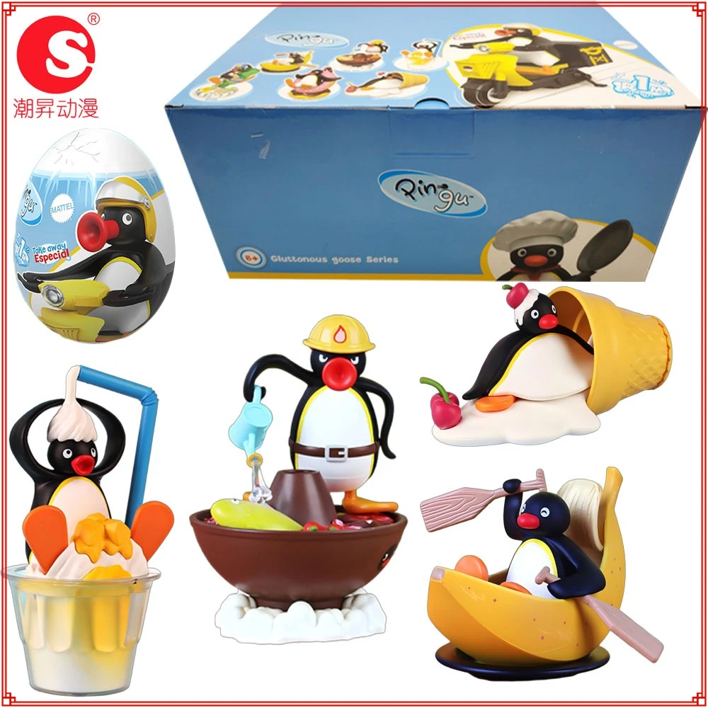 

Новая оригинальная серия Pingu Greedy Little Goose Gashapon, декомпрессионная игрушка, модная игра, слепая коробка, декоративные украшения, праздничные подарки
