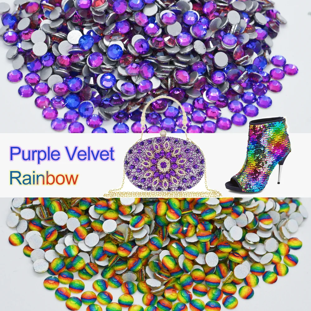 

SS6-SS30 Shiny Color Non Hotfix Rhinestones Glitter Glass Flatback Crystal Strass for DIY Craft Nail стразы Rhinestone