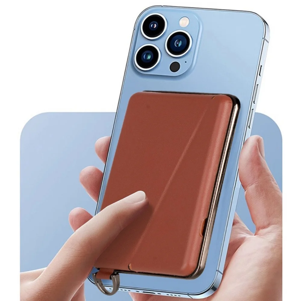 

Leather Wallet Case For iPhone 17Air 16 15 Pro Max Wallet Leather Compatible For Samsung S25 S24 Card Holder for MagSafe Magnet