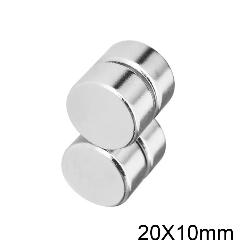 1/2/5/10/20pcs 20x10 Powerful Magnets 20mmx10mm Permanent Round Magnet 20x10mm Neodymium Magnetic Super Strong Magnet 20*10