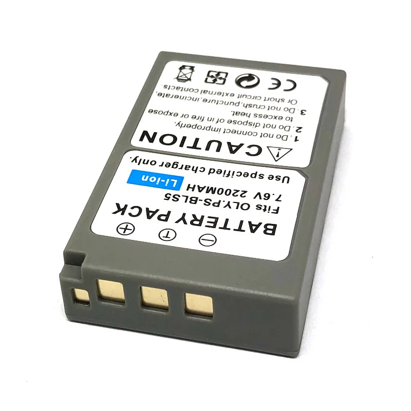 BLS5 BLS1 BLS50 Battery for Olympus E410 E420 E450 E620 E-PL1 PL2 PL3 PL5 PL6 PL7 PL8 PL9 P1 P2 P3 PM1 EM10 1 2 3 4 E-M5III 3