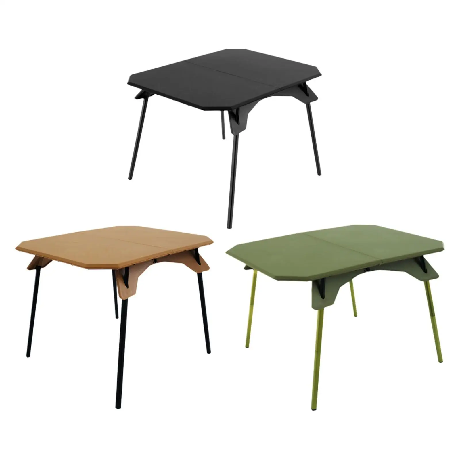 

Folding Table Picnic Coffee Table Sturdy Aluminum Camp Table Beach Table Outdoor Table Adjustable Height for Backpacking Yard