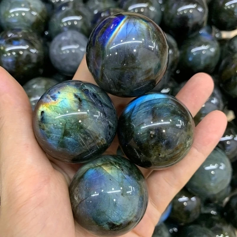 Labradorite Sphere, Labradorite Ball, Crystal Sphere Flashy Labradorite Crystal, Polished Labradorite, Crystal Ball, Blue Labrad