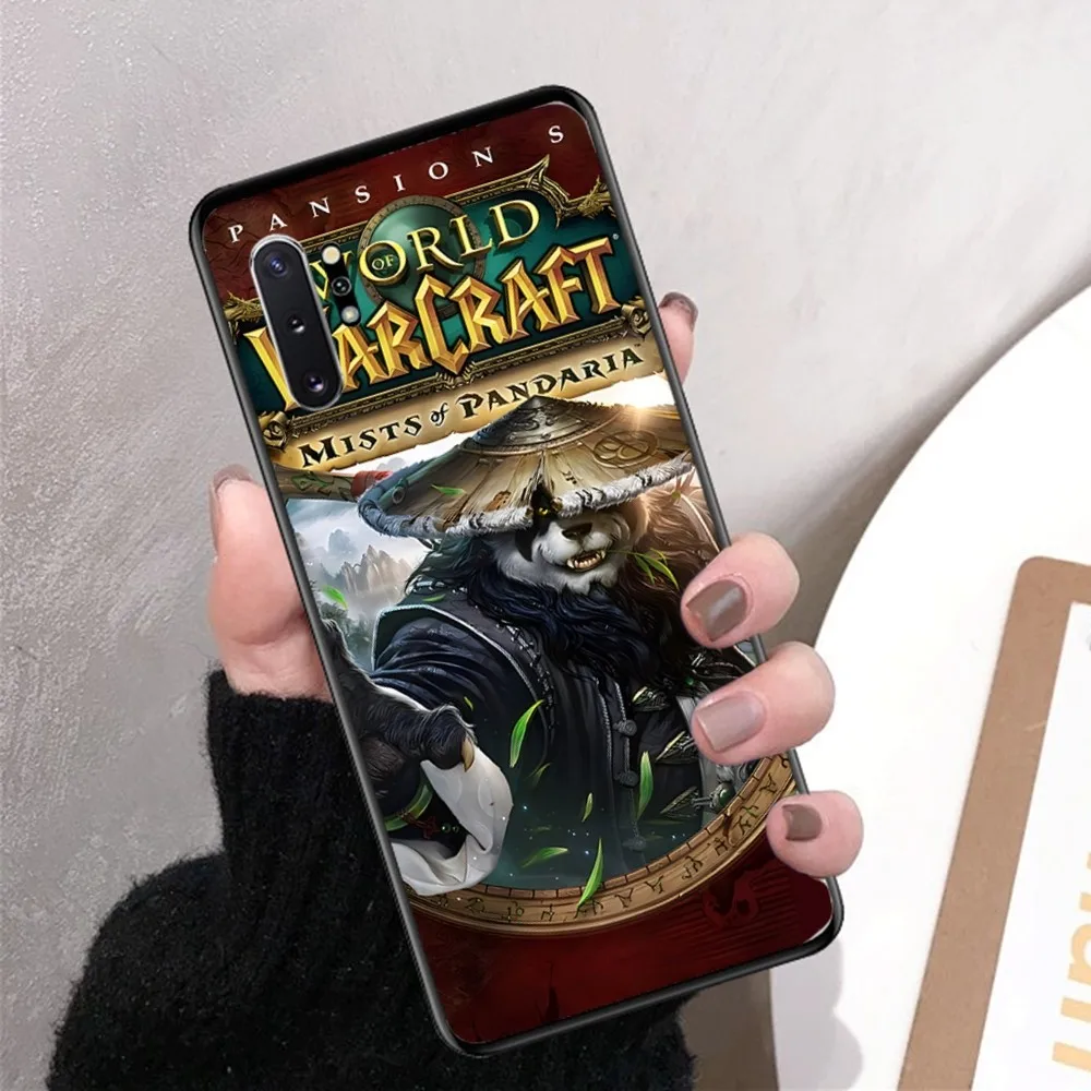 The W-World Of W-Warcraft W-Wow Phone Case For Samsung Note 8 9 10 20 pro plus lite M 10 11 20 30 21 31 51 A 21 22 42 02 03