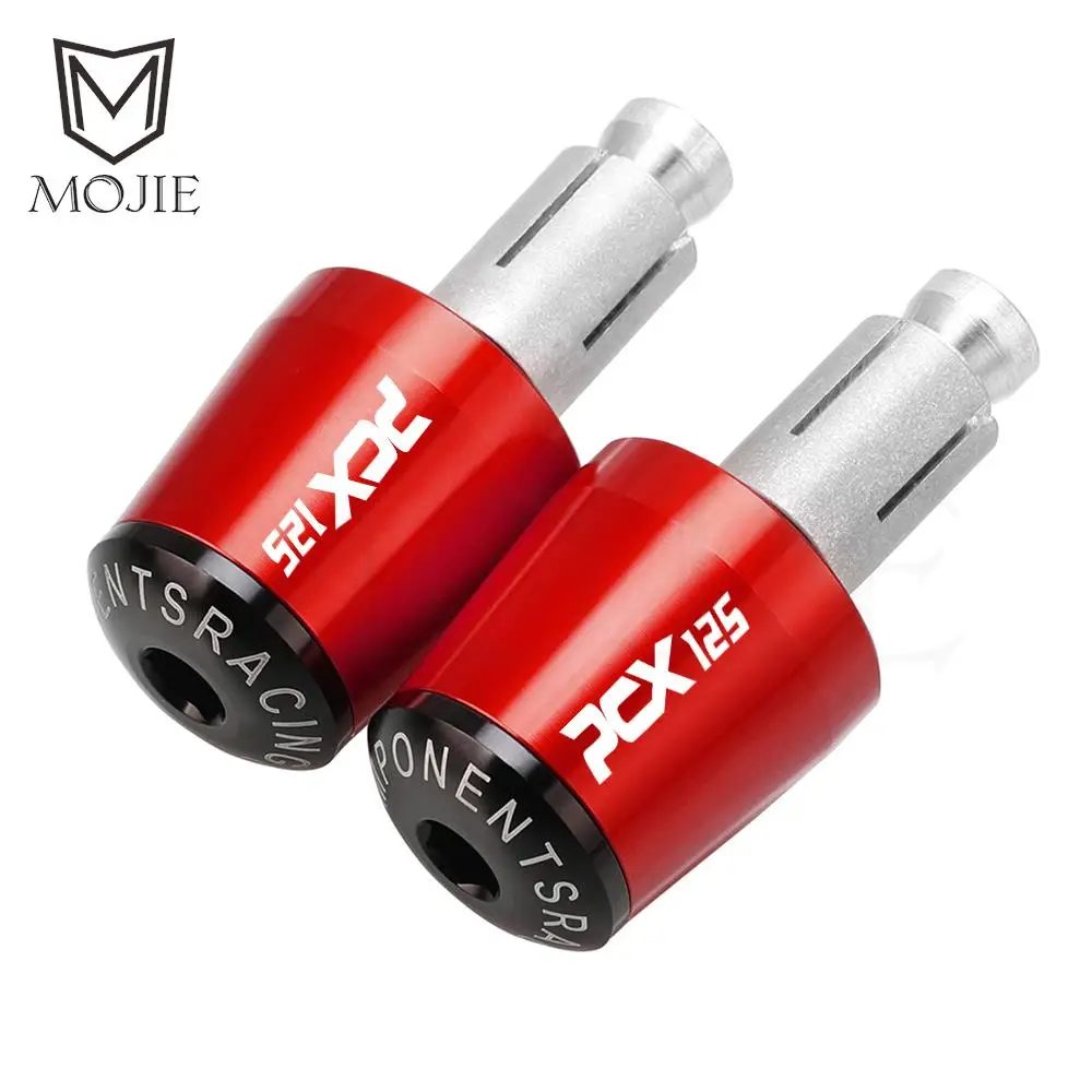 Motorcycles Handlebar Grips Cap Weight PartsAnti Vibration Silder Plug Ends FOR HONDA PCX125 PCX150 PCX 125 150 ALLYEARS 19-23