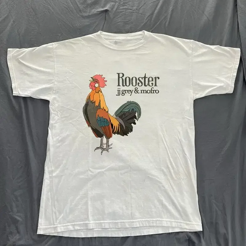 Jj Grey Mofro Band Rooster Album T-Shirt aus 100 % Baumwolle UU542
