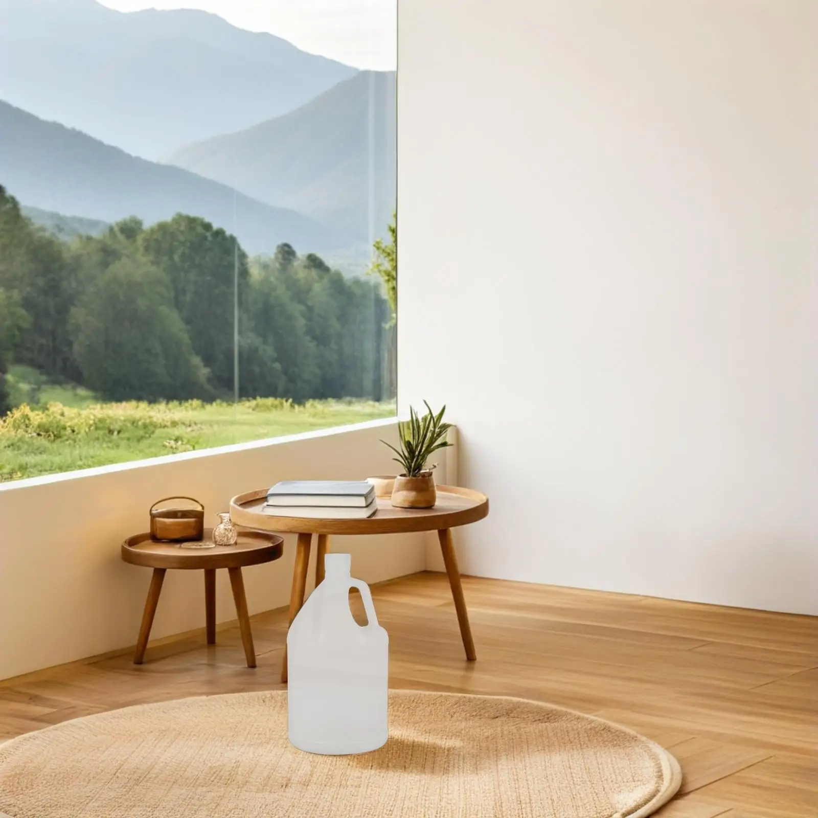 برميل بلاستيكي 1 جالون حاويات مختبر مختومة دلو تخزين إبريق زجاجات صغيرة حاويات سائلة زيت الماء