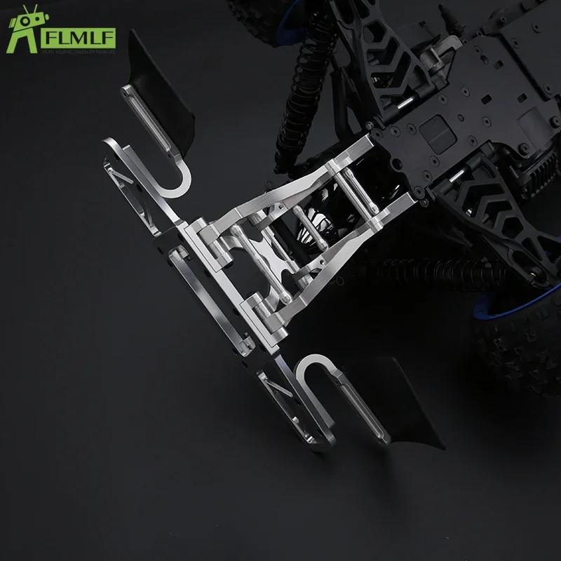 Legierung CNC Heckstoßstange Kit Fit für 1/5 HPI ROFUN BAHA ROVAN KM BAJA 5B 5T 5SC Rc Auto Spielzeug Spiele Teile