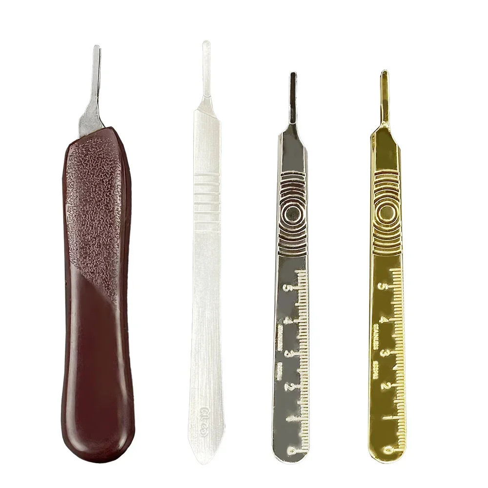 Surgical Scalpel Handle For Medical Incisions Dissection And Precision Surgical Procedures With Non-Slip Ergonomic Grip Design