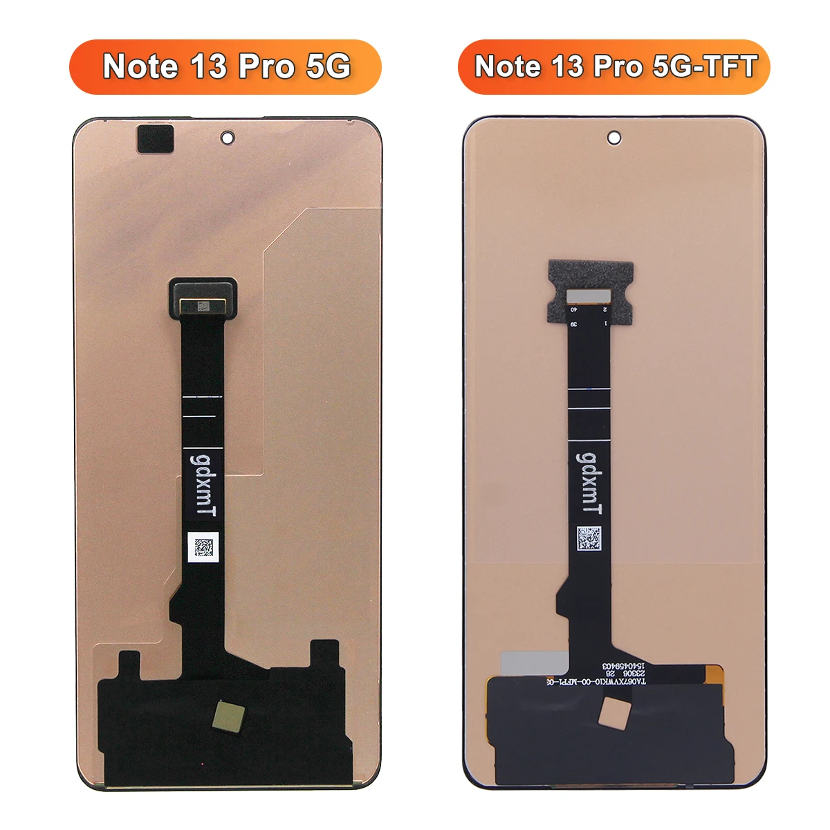 Pantalla LCD De Repuesto Para Xiaomi Redmi Note 13 Pro 5G - Kit Con Herramientas, Marco Negro