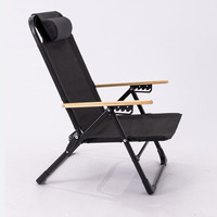 5 Gear Adjustable Folding Chair Garden Furniture Outdoor Tourist Chair Lightweight Beach Camping Lounge Sunbed Fishing Chair