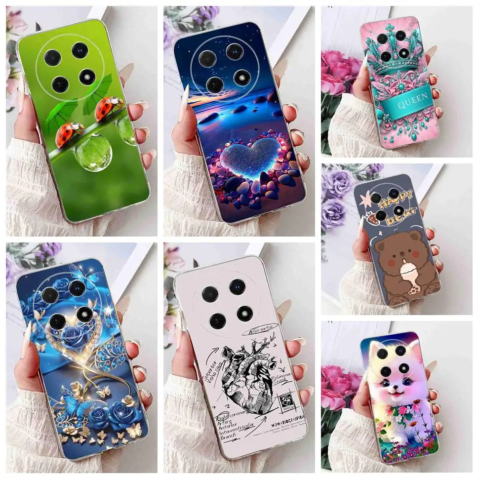 

Чехол для Huawei nova 12i 6,7 дюйма, модный чехол с рисунком сердца, мягкий силиконовый чехол для телефона Huawei Nova 12i Nova12i, чехол Fundas