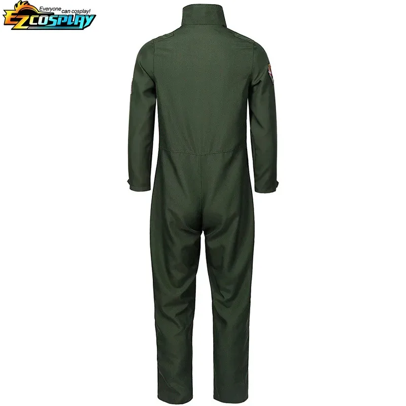 Bear's Den 大人子供戦闘機パイロット衣装空軍フライトスーツロールプレイとアビエイターアクセサリー男性アーミーグリーンミル新 2025