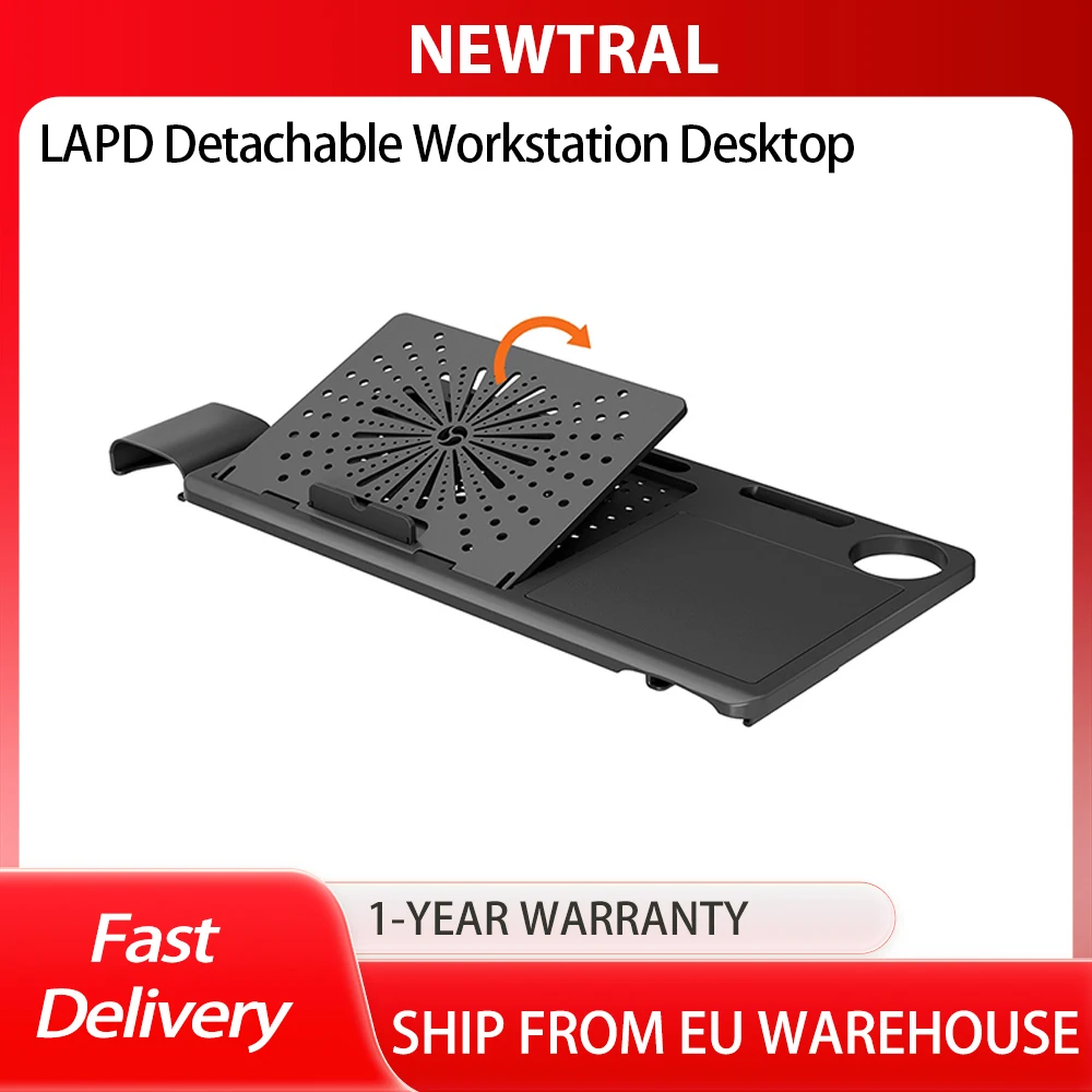 NEWTRAL LAPD Workstation Desktop staccabile per MAGICH002/MAGICH-BP/MAGICH-BPRO, NT001/NT002 sedia ergonomica, angolo regolabile