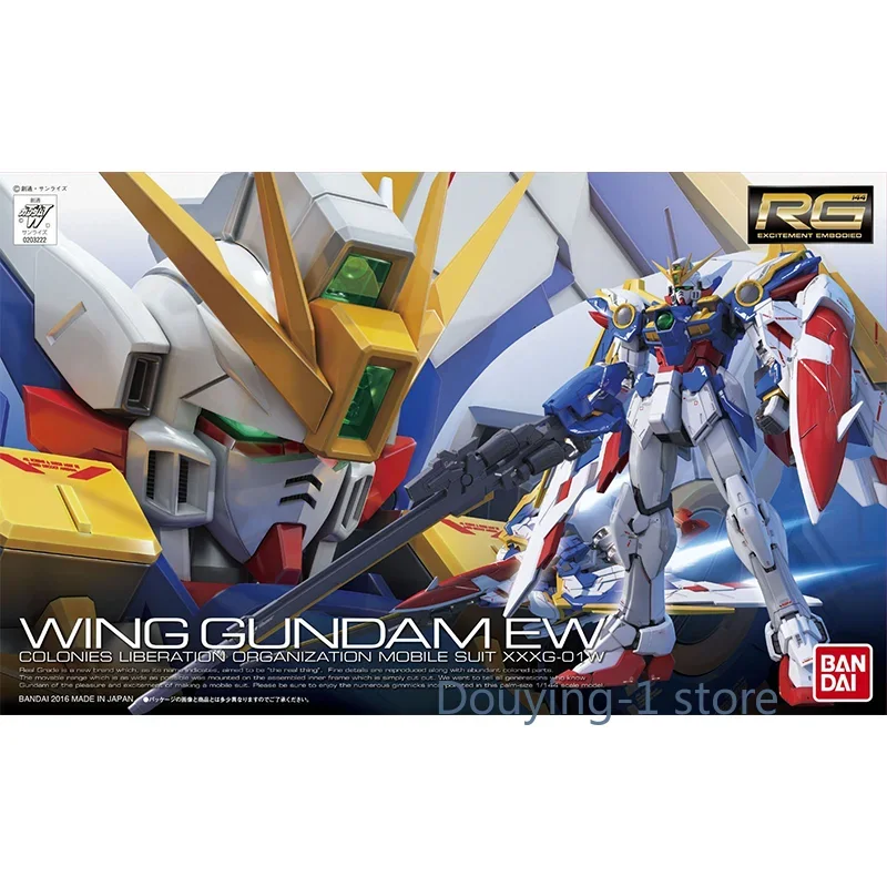 

В наличии оригинальная сборная модель Bandai 1/144 WING GUNDAM EW RG, игрушки, экшн-фигурка