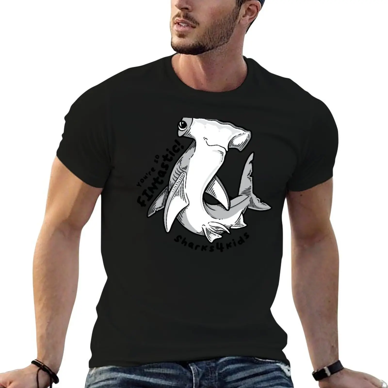 You're so FINtastic! (v2) T-Shirt animal prinfor boys customs men tshirt