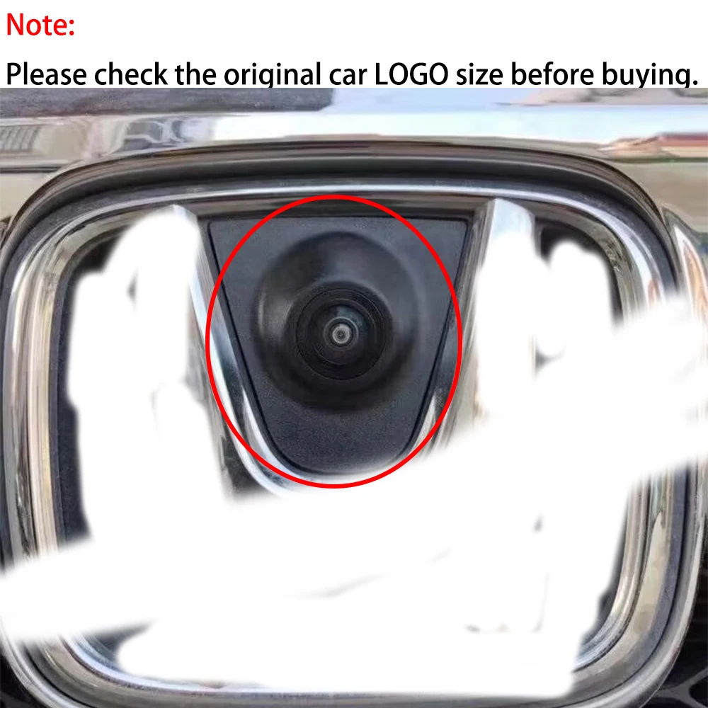 ZJCGO AHD 1080P LOGO Car Parking Front View Camera Waterproof for Honda City Grace Greiz Ballade GM 2014 2015 2016 2017 2018