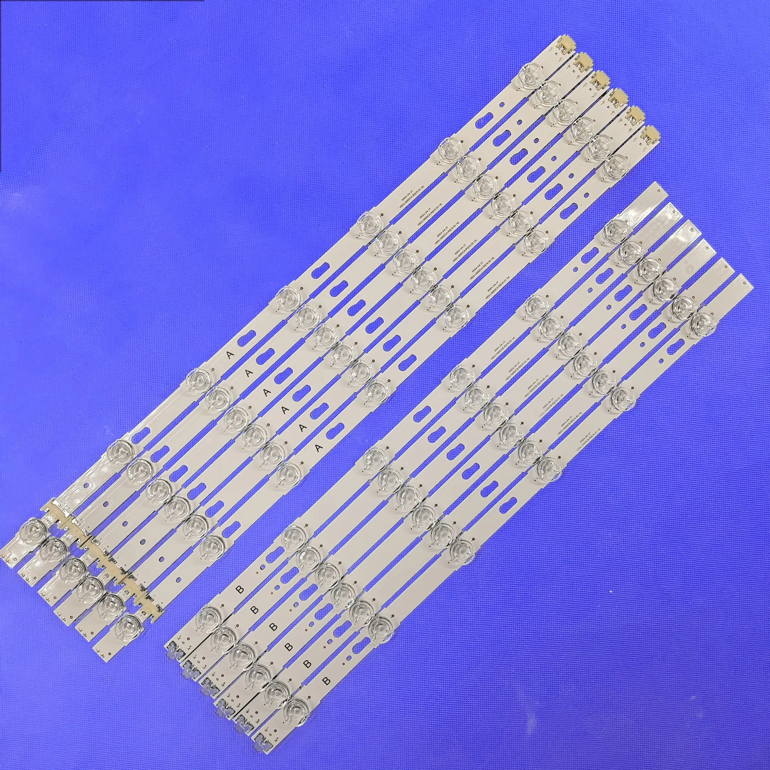 

Светодиодная лента (12) для UE50KU7000 UE50KU6072 UN50MU6000G UN50MU6100G UN50MU6300G UE50KU6000 UE50KU6300 V6DU-500DCA 500DCB-R2