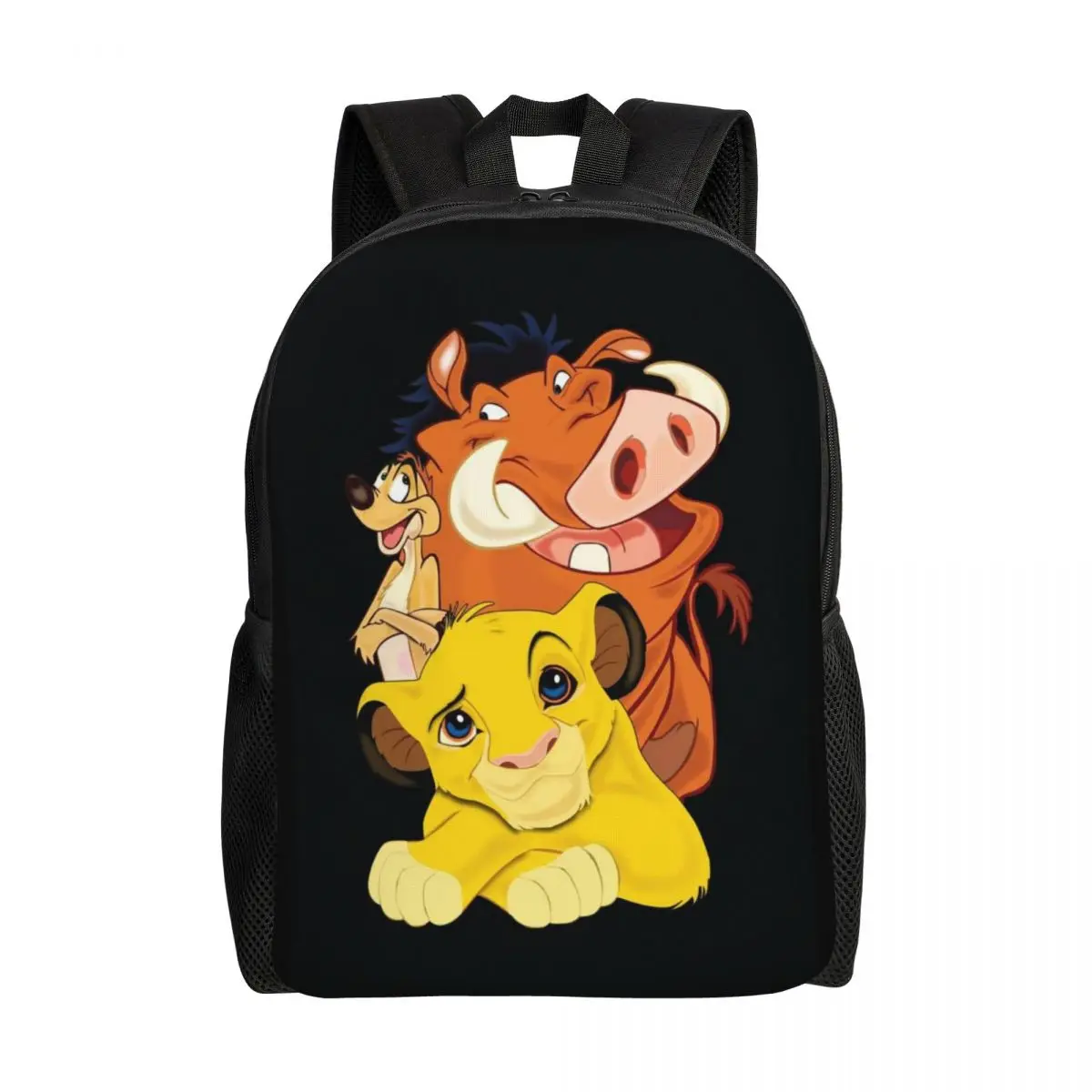 Custom The Lion King Backpacks Men Women Fashion Bookbag for College School Hakuna Matata Bags