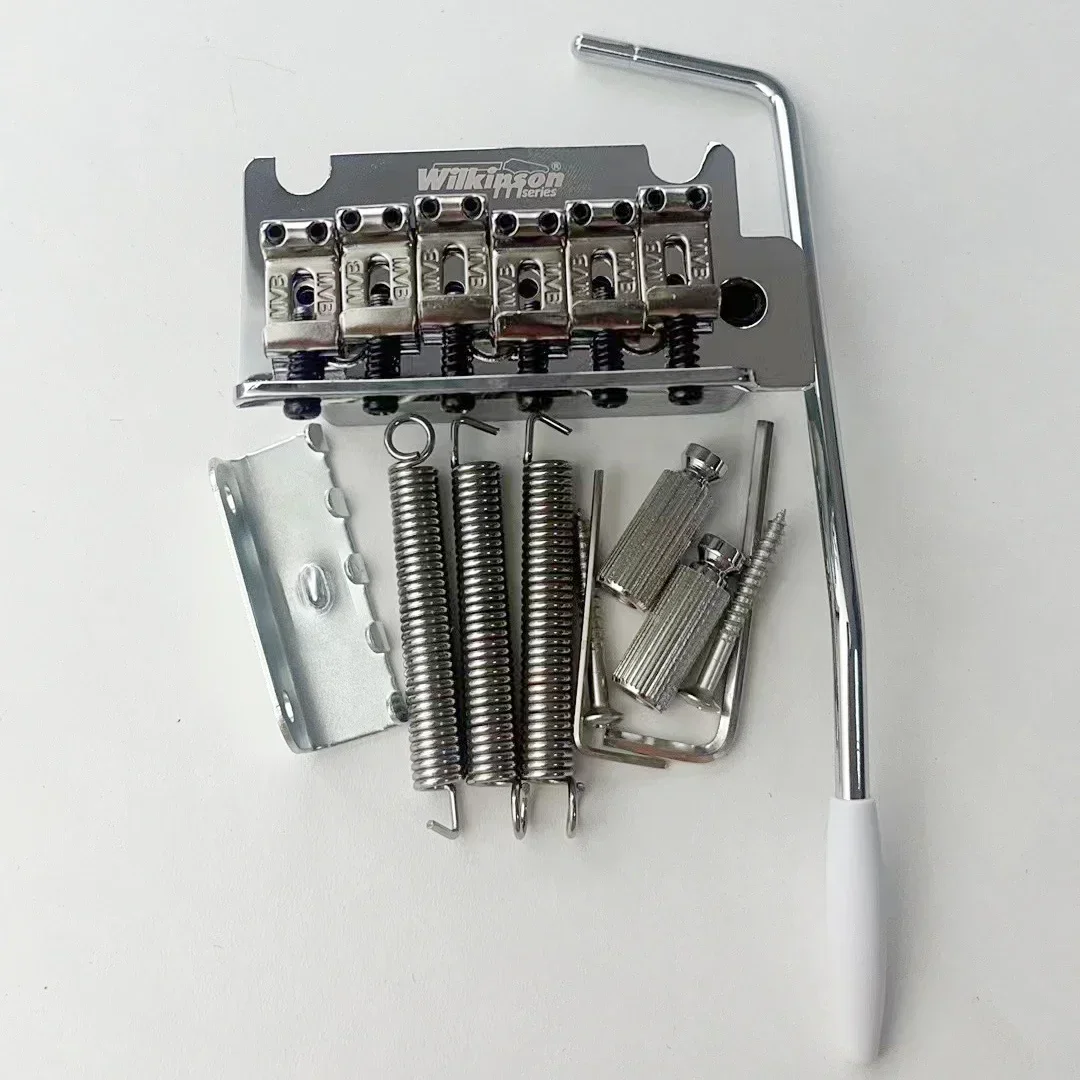 

Wilkinson WOV05 Electric Guitar Tremolo Bridge Vintage 2-Point Chrome Steel Saddle Guitar Hardware Accessories