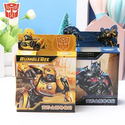 Rollo de pegatinas de Transformers para niños, Bumblebee, Optimus Prime, en caja, Anime, cuaderno, recompensa, venta al por mayor, 200 Uds.