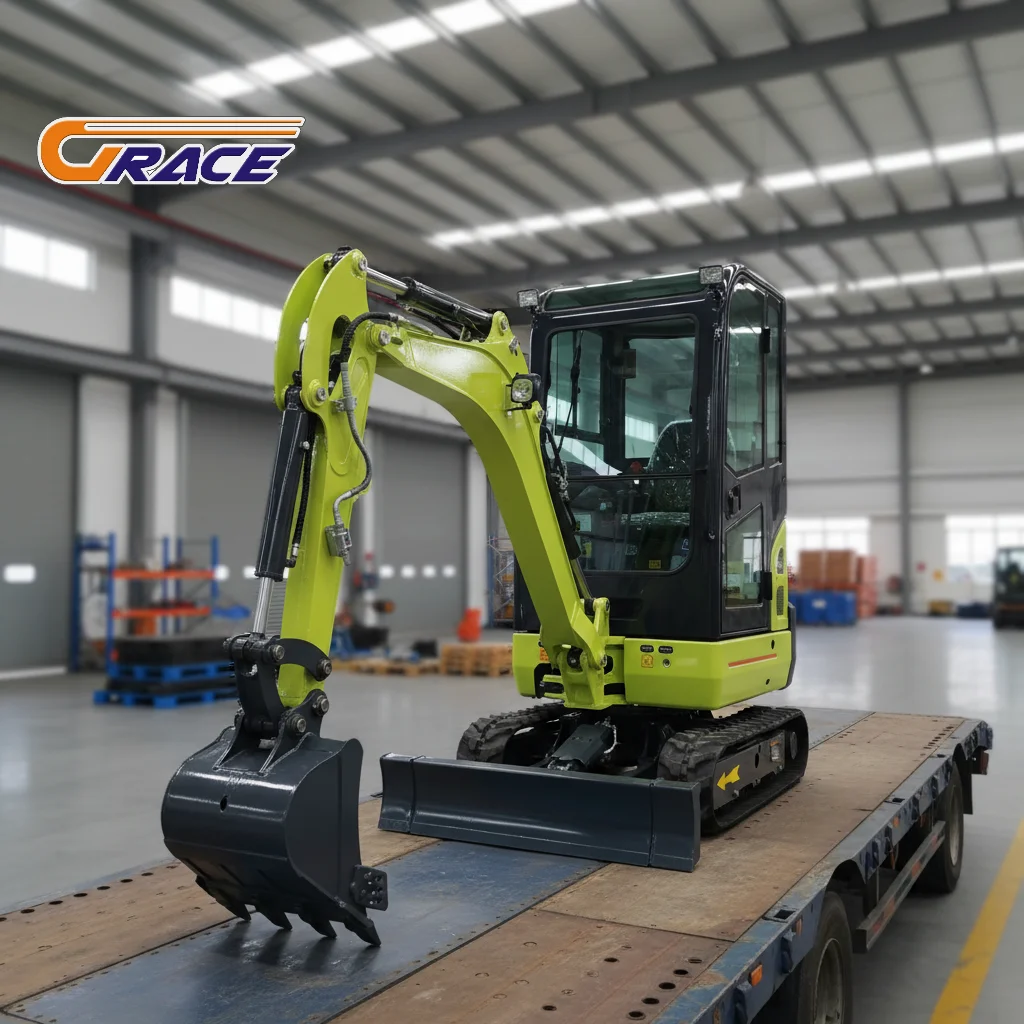 

Multifunctional Mini Excavator 0.8-2 Ton Micro Digger for Orchard Yard Landscaping Soil Moving Bulldozing