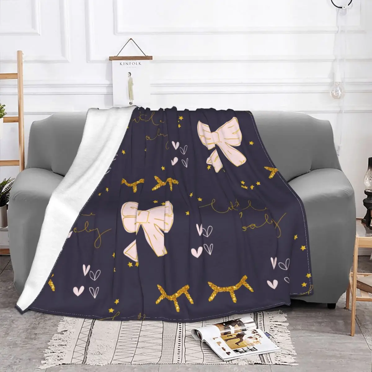 Eyelash Cartoon Blanket Flannel Summer Sleepy Princess Multifunction Lightweight Thin Throw Blanket for Bedding Office Bedspread