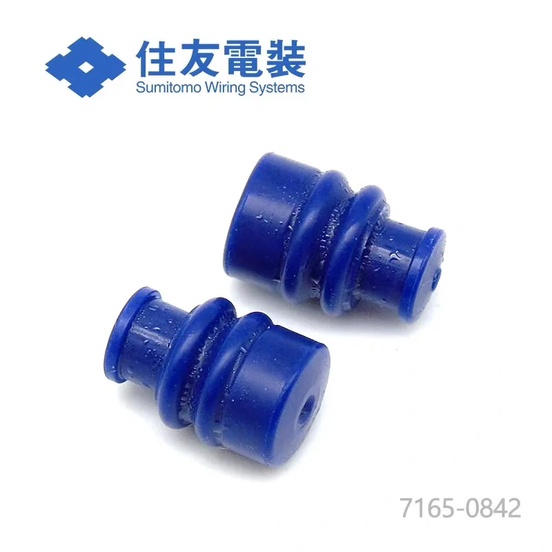 7165-0842 SUMITOMO Connector Waterproof plug Blue TS Waterproof Series Wire diameter 0.35-0.5mm²
