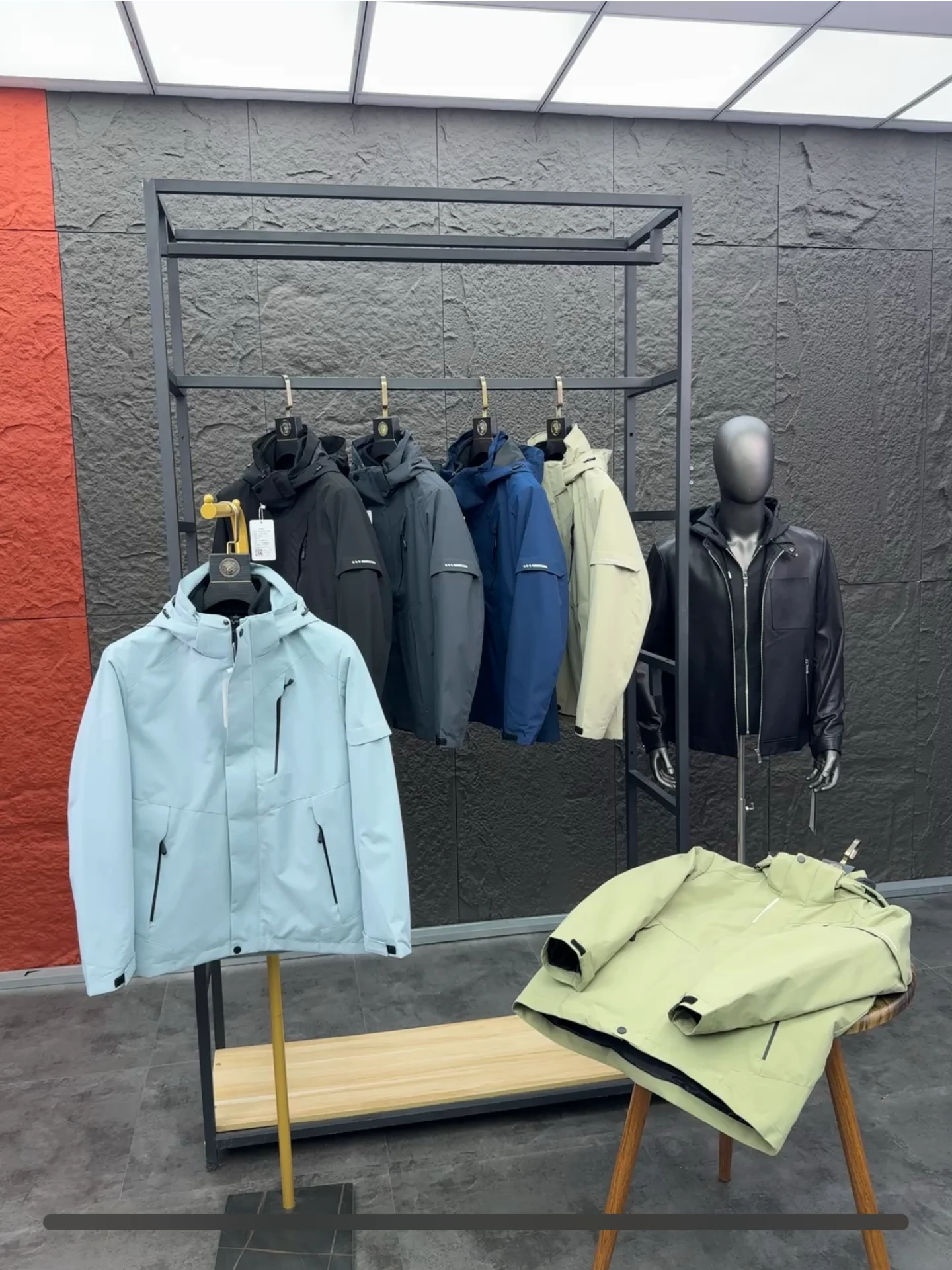 

Outdoor Fce Lined Tee-In-One Soft ell Jaet Casual Thiened Hooded Jaet Men's Outerwear Pampa& Brand Stand Fit