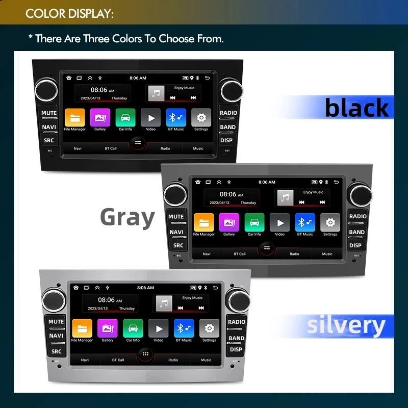 2Din Car Radio Android 10 For Opel Corsa C Astra H 2004 Signum Vivaro Zafira Tigra Combo Wireless Carplay Multimedia Navigation